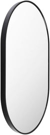 Soyla Modern Black Wall Mirror