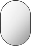 Soyla Modern Black Wall Mirror