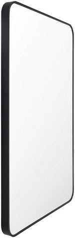 Renna Modern Black Wall Mirror
