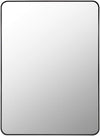 Renna Modern Black Wall Mirror