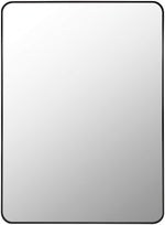 Renna Modern Black Wall Mirror
