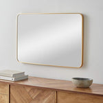 Renna Modern Gold Wall Mirror