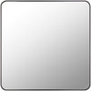Louvenia Modern Black Wall Mirror