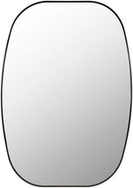 Stephannie Modern Black Wall Mirror