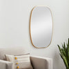 Stephannie Modern Gold Wall Mirror