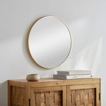Jarron Modern Gold Wall Mirror