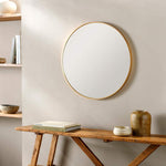 Jarron Modern Gold Wall Mirror