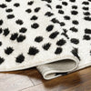 Cansu Black & White Area Rug