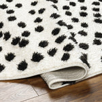 Cansu Black & White Area Rug