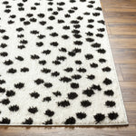 Cansu Black & White Area Rug