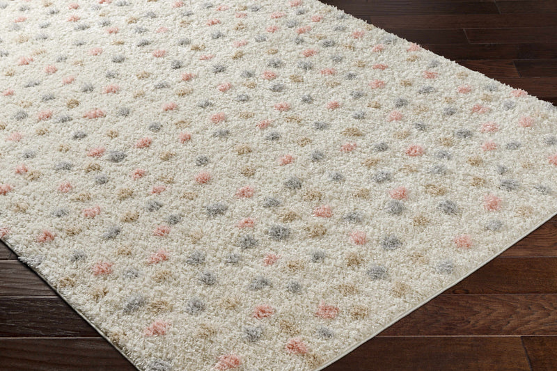 Cansu Pink & Cream Area Rug