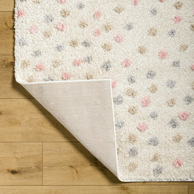 Cansu Pink & Cream Area Rug