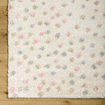 Cansu Pink & Cream Area Rug