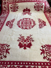 Red & Beige Chinese Art Deco Style Rug 11 x 15