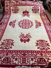Red & Beige Chinese Art Deco Style Rug 11 x 15