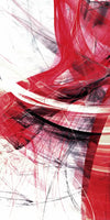 Red Motion Abstract Wall Art