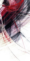 Red Motion Abstract Wall Art