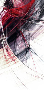 Red Motion Abstract Wall Art
