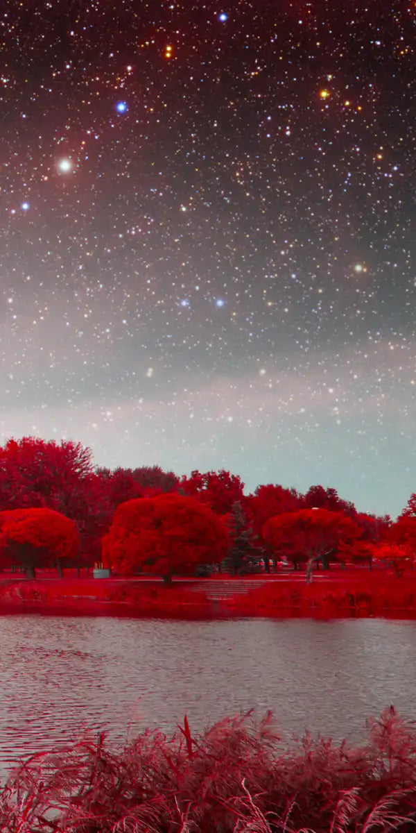 Red Mystical Spring Wall Art