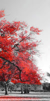 Red Tree Wall Art