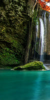 Red Waterfall Wall Art