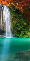 Red Waterfall Wall Art