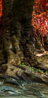 Red Waterfall Wall Art