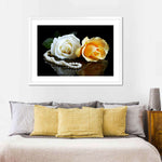Pearls And Roses Wall Art