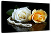 Pearls And Roses Wall Art
