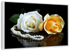 Pearls And Roses Wall Art