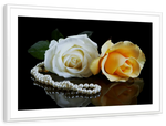 Pearls And Roses Wall Art