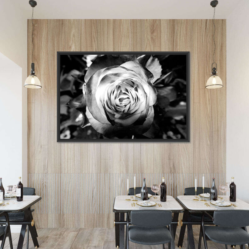 Monochromatic Rose Wall Art