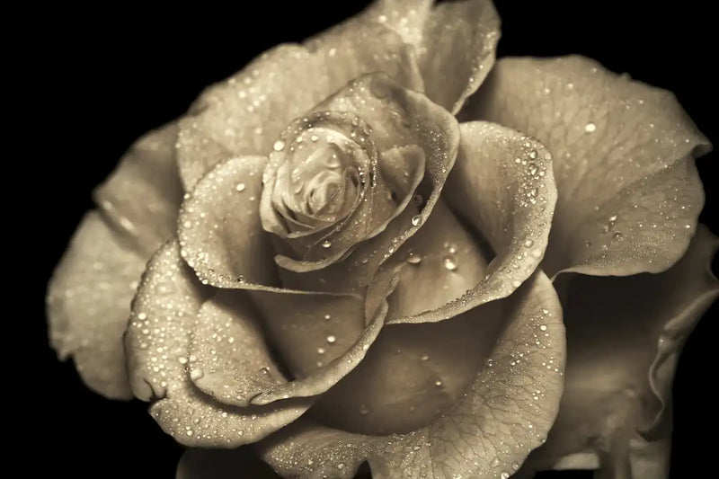 Retro Rose Wall Art