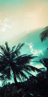 Retro Style Palm Trees Wall Art