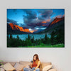 St. Mary Lake Dramatic Sunrise Wall Art
