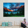 St. Mary Lake Dramatic Sunrise Wall Art