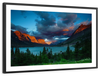 St. Mary Lake Dramatic Sunrise Wall Art