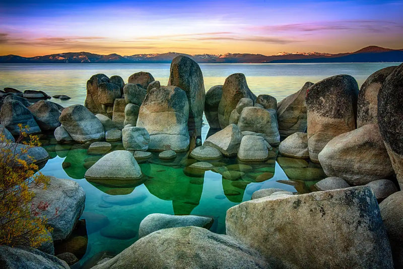 Rocks At Lake Tahoe Wall Art