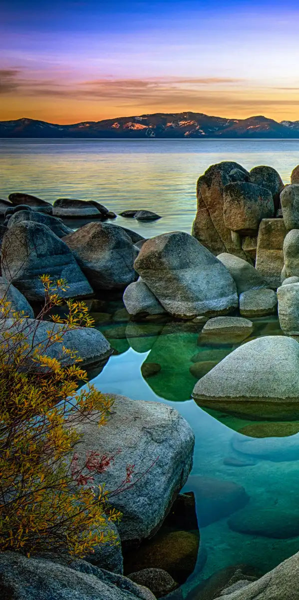 Rocks At Lake Tahoe Wall Art