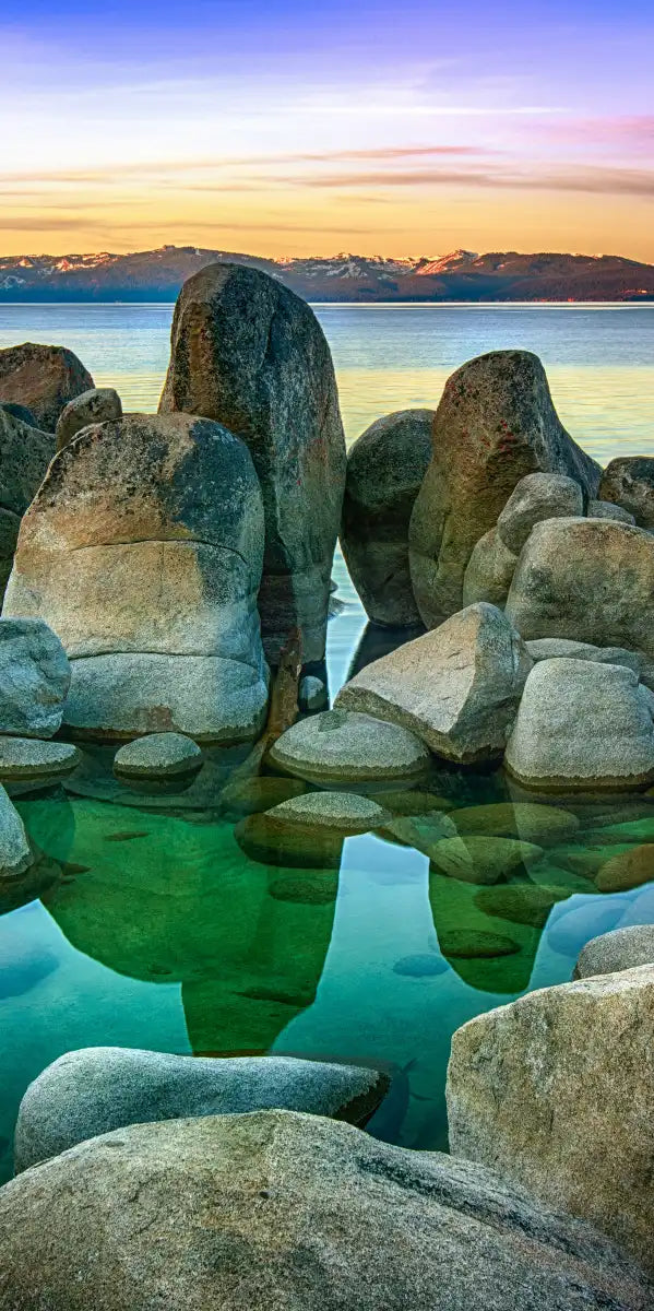 Rocks At Lake Tahoe Wall Art