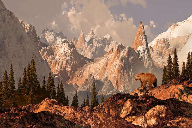 Rocky Mountain Bear Wall Art