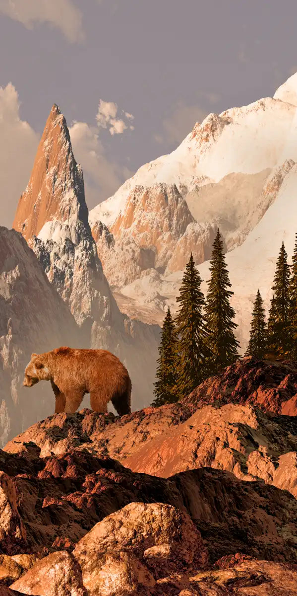 Rocky Mountain Bear Wall Art