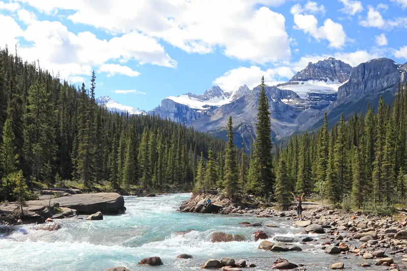 Rocky Mountains River Wall Art
