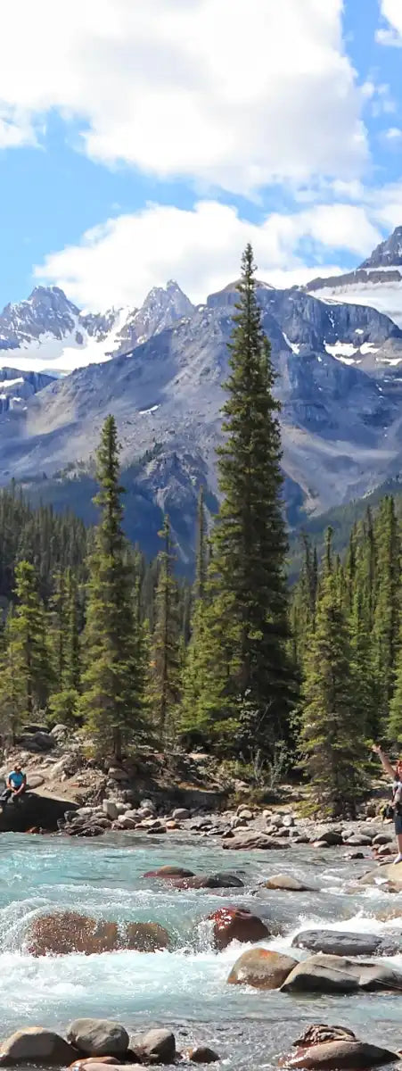 Rocky Mountains River Wall Art