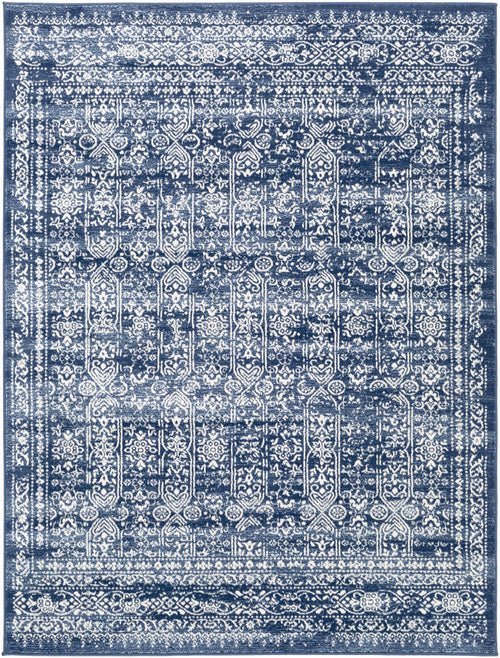 Michie Dark Blue Area Rug