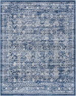 Michie Dark Blue Area Rug