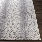 Pointblank Gray Leopard Print Rug