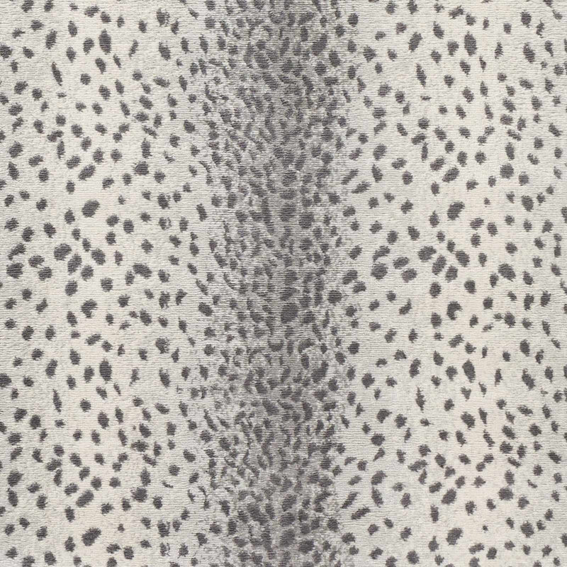 Pointblank Gray Leopard Print Rug