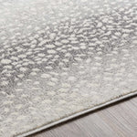 Pointblank Gray & Charcoal Leopard Print Rug