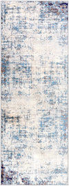 Texanna Abstract Blue/Gray Area Rug